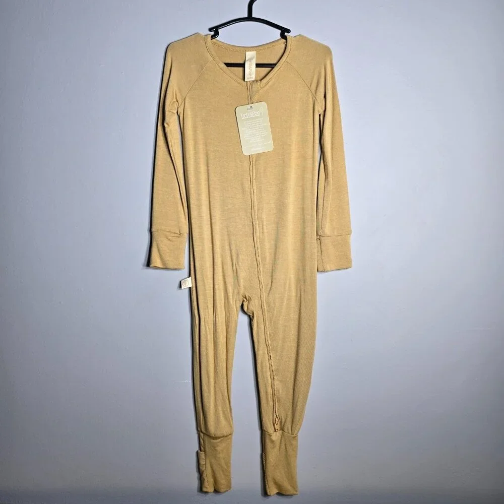 Tenth‎ & Pine Bamboo Convertible Zip Romper Size 12-24m Light Brown